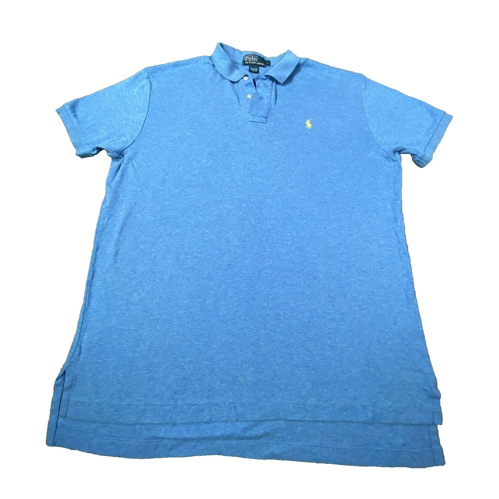 Polo Ralph Lauren Shirt Mens Large Blue Pony Classic Fit Preppy‎ Cotton Office